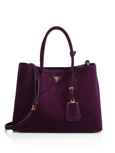 prada purple suede bag|prada chain strap shoulder bags.